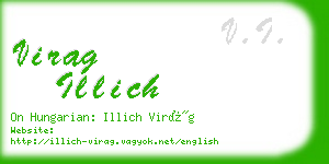virag illich business card